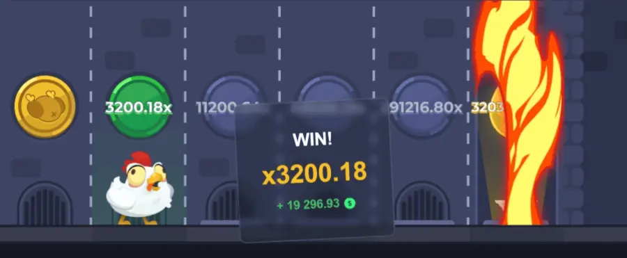 Interface du jeu Chicken Road Slot